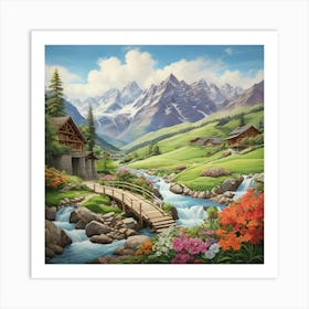 Swiss Alps 6 Art Print