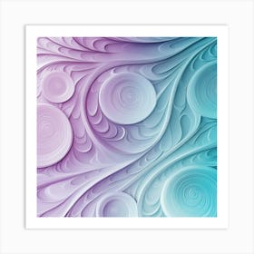 Abstract Swirls Art Print