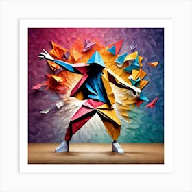 Origami Dancer 109 Art Print