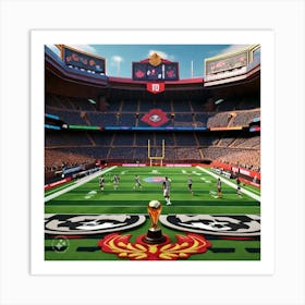 Football Stadium Art Print