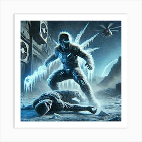 A Futuristic Sci Fi Depiction Of Silent Freeze In Art Print