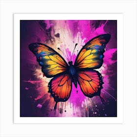 Butterfly Painting 248 Art Print