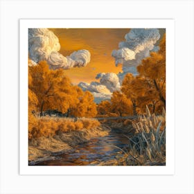 Autumn Sky Art Print