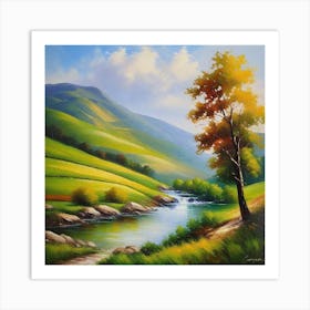 Landscape Painting 153 Art Print