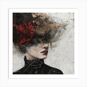 Woman With A Hat 1 Art Print