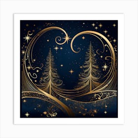 Elegant Christmas Design Series004 Art Print