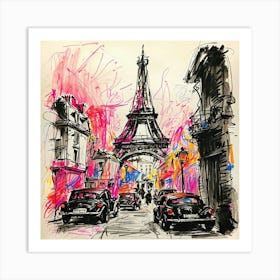 Paris Street Art Art Print