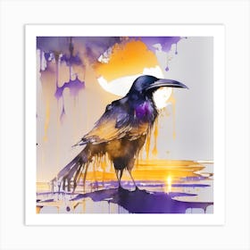 Raven Art Print