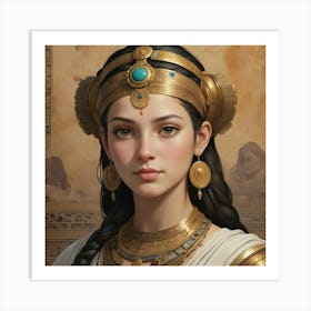 Egyptian Woman Art Print Art Print