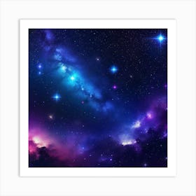 Space Wallpaper 1 Art Print