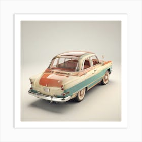 Car Retro Art Print