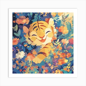 Cute Tiger 1 Art Print