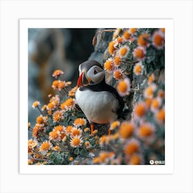 Puffin Bird Art Print