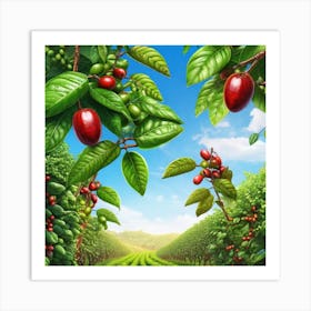 Coffee Plantation 2 Art Print