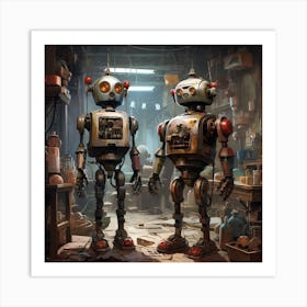 Igiracer Robots Were Actually Here Long Before Humans High Deta F87ad3f9 3060 4903 8dcb 8bb6e025b15b Art Print