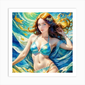 Mermaidxhgdg Art Print