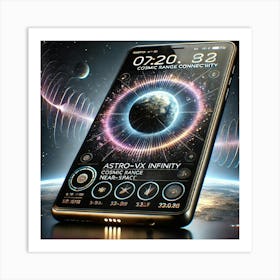 A Futuristic Smartphone, Astro Vx Infinity, Showca 3 Art Print