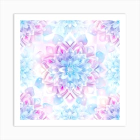 Seamless Floral Pattern 2 Art Print