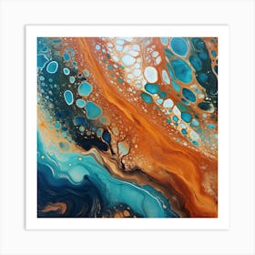 Abstract Oil Painting Art Print