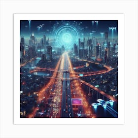 Futuristic era !? Art Print