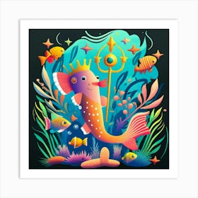 Mermaid Art Print