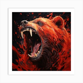 Grizzly Bear 1 Art Print