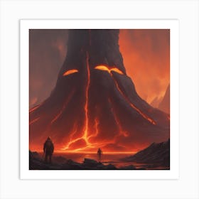 Lava Monster Art Print