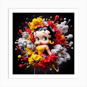 Snow White And The Seven Dwarfs Art Print