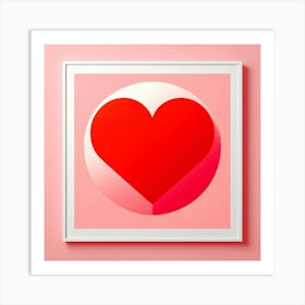 Valentine'S Day Heart 1 Art Print