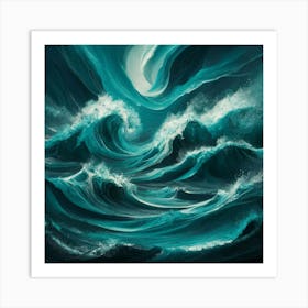 Ocean Waves 7 Art Print