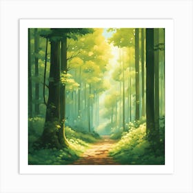 Path In The Forest Art Print