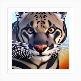 Beautiful Feline Wildlife Art Print