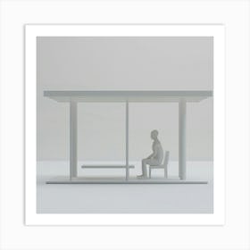 Bus Stop Art Print