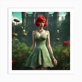 Red Hair Tess Synthesis - Whimsy(3) Art Print