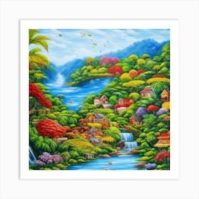 Tropical Paradise 7 Art Print