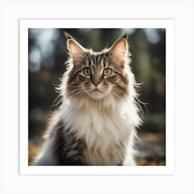 Coon Cat 7 Art Print