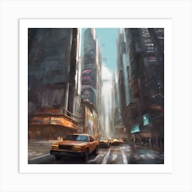 Feel The Pulse Of Urban Life Art Print