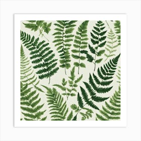 Fern Leaves 14 Art Print