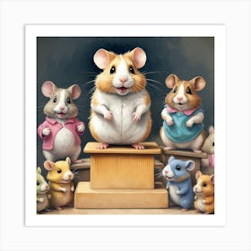 Hamsters 5 Art Print