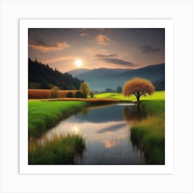 Peaceful Landscapes Photo 2023 11 02t221844 Art Print