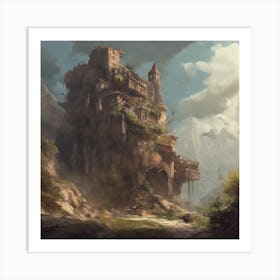 Fantasy Castle 92 Art Print