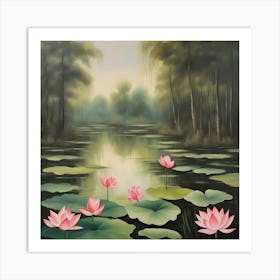 Water Lilies 1 Art Print