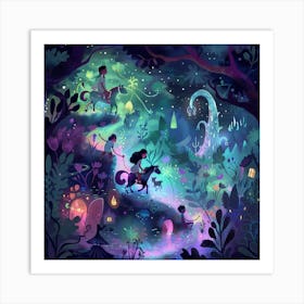 Fairytale Forest 14 Art Print