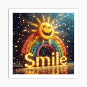 Smile Art Print