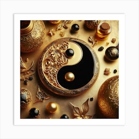 Yin Yang Symbol 21 Art Print