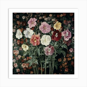 Flowers In A Vase Art Art Print