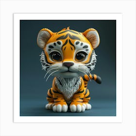 Tiger Cub 7 Art Print