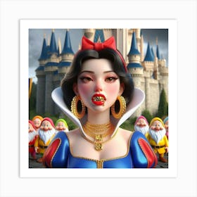 Snow White And The Seven Dwarfs 1 Art Print