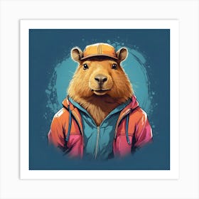 Capybara 2 Art Print