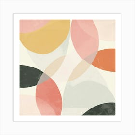 Boho Abstract style 1 Art Print